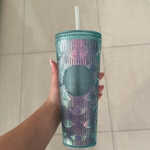 NEW Aqua Mermaid Blue Starbucks Tumbler